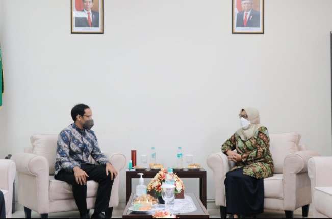 Nadiem Makarim mengunjungi Kantor PP Muhammadiyah. https://muhammadiyah.or.id/